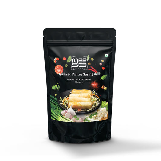 Garlicy Paneer Spring Roll